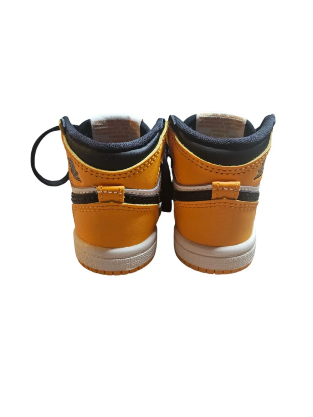 Nike 2C Yellow Black White Air Jordan 1 High Taxi Sneakers